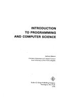 Introduction to Programming and Computer Science book cover