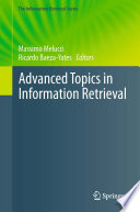 Advanced Topics in Information Retrieval book cover