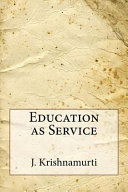 Education As Service book cover