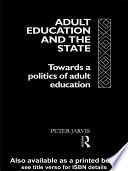 Adult Education and the State book cover