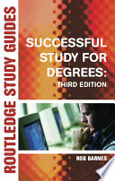 Successful Study for Degrees book cover