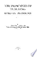 The Principles of Teaching book cover