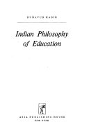 Indian Philosophy of Education book cover