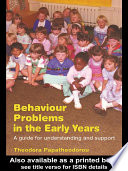 Behaviour Problems in the Early Years book cover