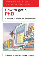 How to Get a PhD book cover