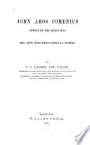 John Amos Comenius, Bishop of the Moravians book cover