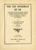 The Tin Woodman of Oz book cover