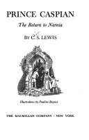 Prince Caspian book cover