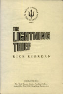 The Lightning Thief book cover