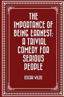The Importance of Being Earnest book cover