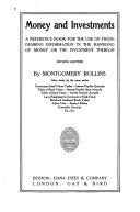 Money and Investments book cover