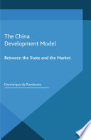 The China Development Model book cover