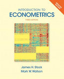 Introduction to Econometrics book cover