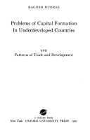 Problems of Capital Formation in Underdeveloped Countries book cover