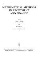 Mathematical Methods in Investment and Finance book cover