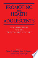 Promoting the Health of Adolescents book cover