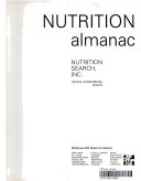 Nutrition Almanac book cover