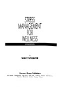 Stress Management for Wellness book cover