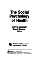 The Social Psychology of Health book cover