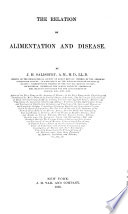 The Relation of Alimentation and Disease book cover