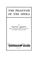 The Phantom of the Opera book cover