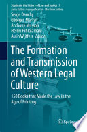 The Formation and Transmission of Western Legal Culture book cover