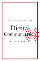 A Philosopher Looks at Digital Communication book cover