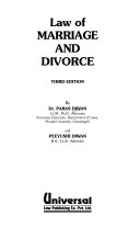 Law of Marriage and Divorce book cover