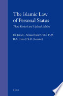 The Islamic Law of Personal Status book cover
