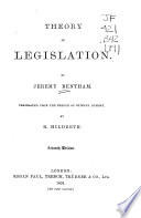 Theory of Legislation book cover