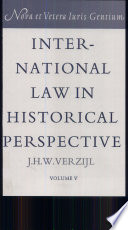 International Law in Historical Perspective book cover