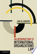 An Introduction to International Organizations Law book cover
