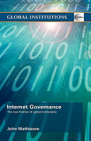 Internet Governance book cover