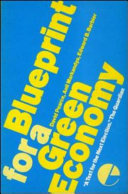 Blueprint for a Green Economy book cover