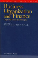Business Organization and Finance book cover
