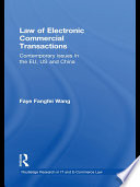 Law of Electronic Commercial Transactions book cover