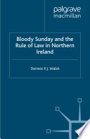 Bloody Sunday and the Rule of Law in Northern Ireland book cover