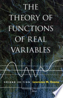 The Theory of Functions of Real Variables book cover