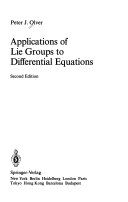 Applications of Lie Groups to Differential Equations book cover