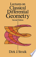 Lectures on Classical Differential Geometry book cover