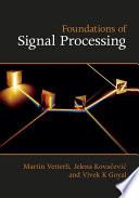 Foundations of Signal Processing book cover