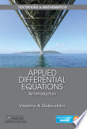 Applied Differential Equations book cover