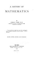 A History of Mathematics book cover