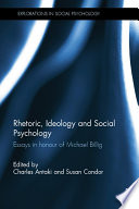 Rhetoric, Ideology and Social Psychology book cover