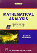 Mathematical Analysis book cover