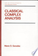 Classical Complex Analysis book cover