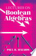 Lectures on Boolean Algebras book cover