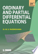 Ordinary and Partial Differential Equations book cover