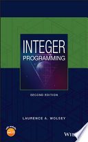 Integer Programming book cover