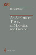 An Attributional Theory of Motivation and Emotion book cover